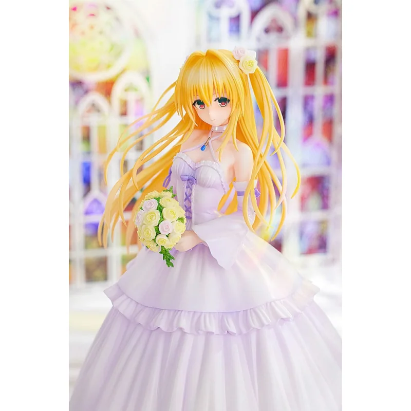 To Love-Ru Darkness PVC statuette 1/7 Golden Darkness Wedding Dress Ver. 23cm