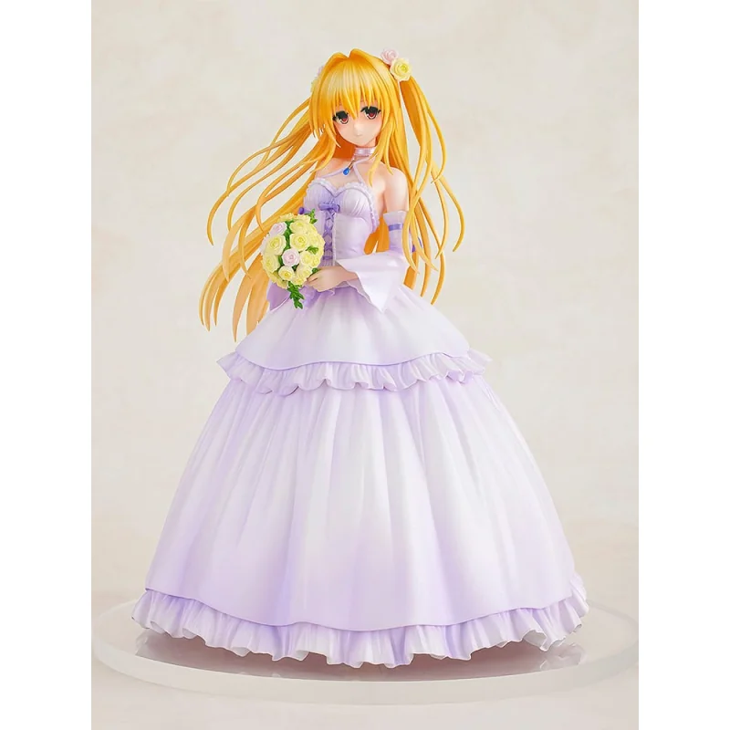 To Love-Ru Darkness PVC statuette 1/7 Golden Darkness Wedding Dress Ver. 23cm