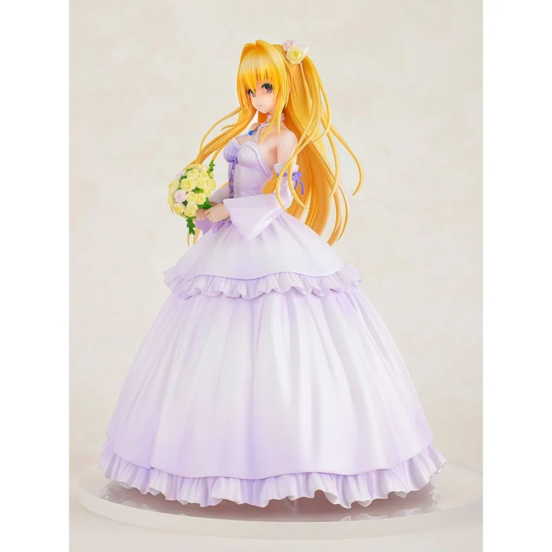 To Love-Ru Darkness PVC statuette 1/7 Golden Darkness Wedding Dress Ver. 23cm