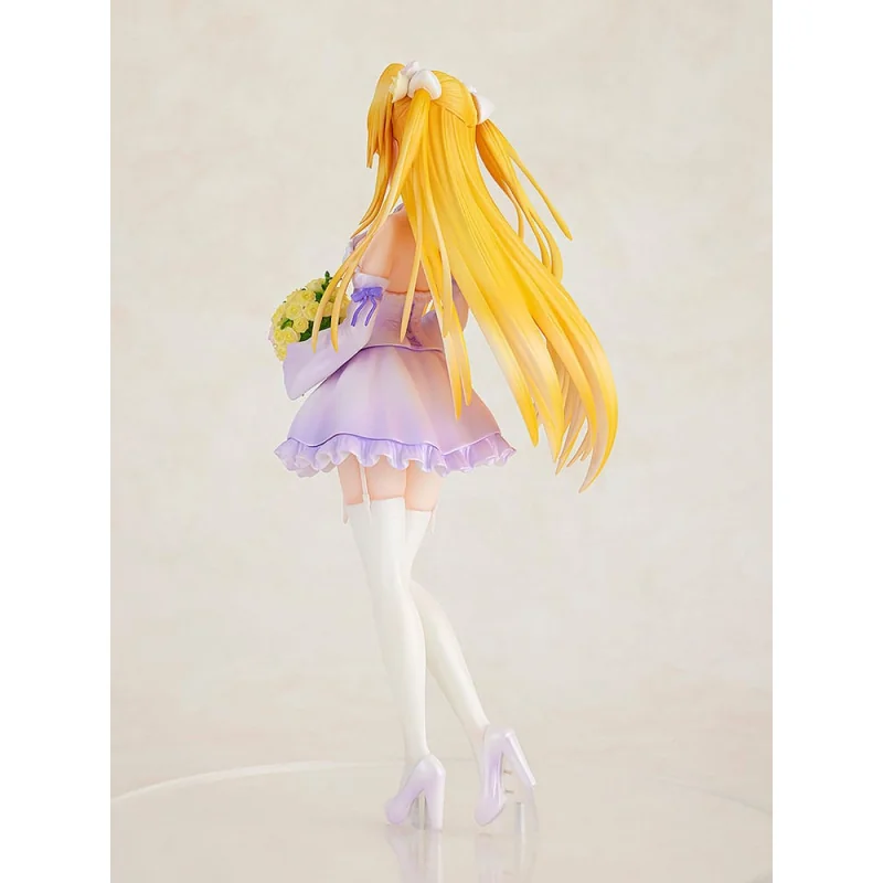 To Love-Ru Darkness PVC statuette 1/7 Golden Darkness Wedding Dress Ver. 23cm