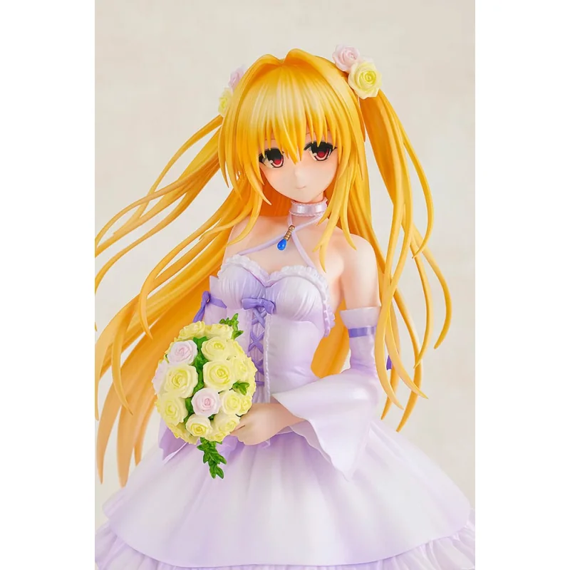 To Love-Ru Darkness PVC statuette 1/7 Golden Darkness Wedding Dress Ver. 23cm