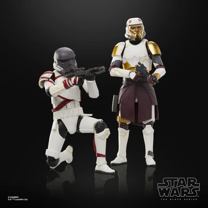 Star Wars: Ahsoka Black Series pack of 2 Captain Enoch & Night Trooper figures 15 cm