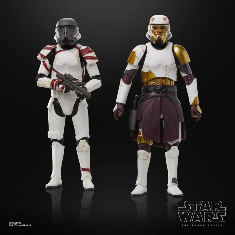 Star Wars: Ahsoka Black Series pack of 2 Captain Enoch & Night Trooper figures 15 cm