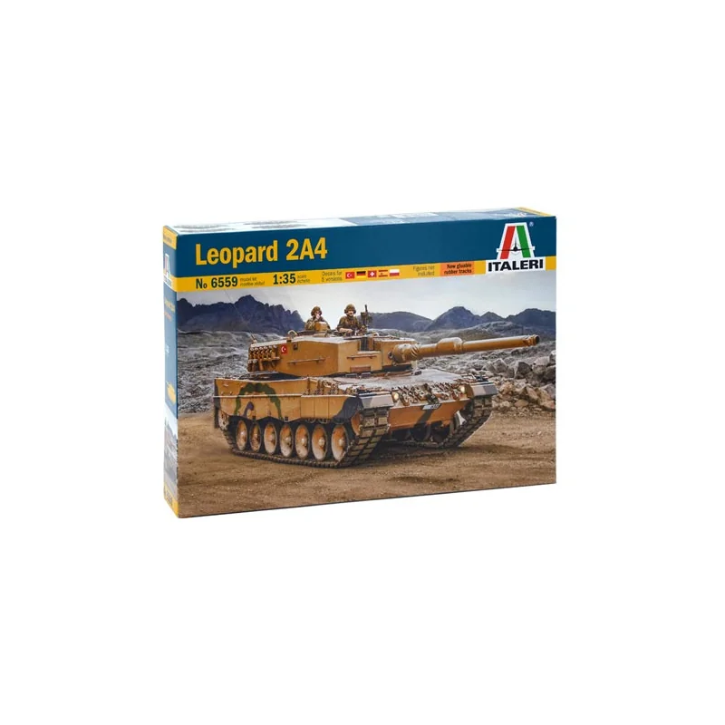 Leopard 2A4 SUPER DECALS SHEET PER 5 VERSIONI - COLOR INSTRUCTIONS SHEET - NUOVA TRANSPETTA IN GOMMA INTEGRATA Dopo essere stata