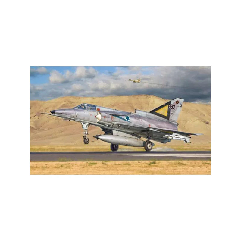 IAI Kfir C.2 / C.7 Il Kfir è un aereo da combattimento multiruolo per tutte le stagioni prodotto dalla Israel Aircraft Industrie