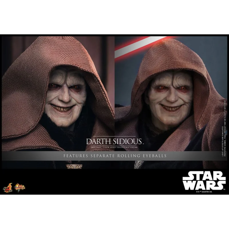 Star Wars action figure Movie Masterpiece 1/6 Darth Sidious 29 cm