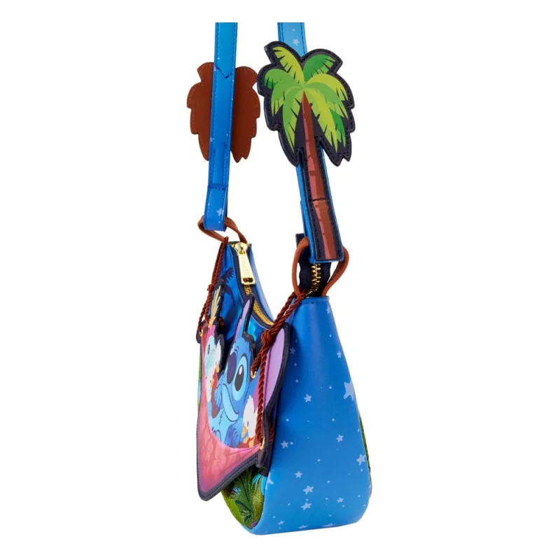 Disney by Loungefly Lilo & Stitch Camping Cuties Hammock Shoulder Bag