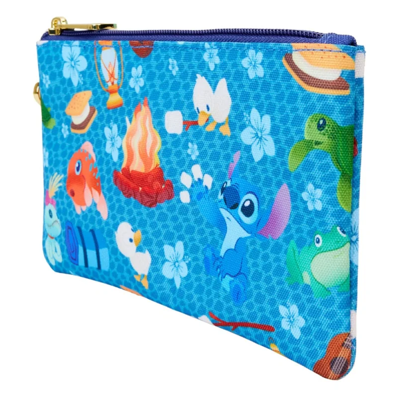 Disney by Loungefly Lilo & Stitch Camping Cuties AOP Wristlet Purse