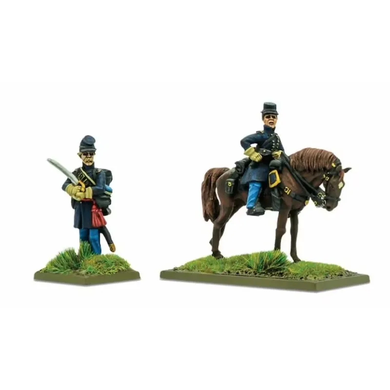 Union Officers Standing (Foot & Mounted)