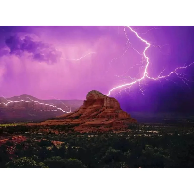 Power of Nature puzzle Pink storm atmosphere (500 pieces)