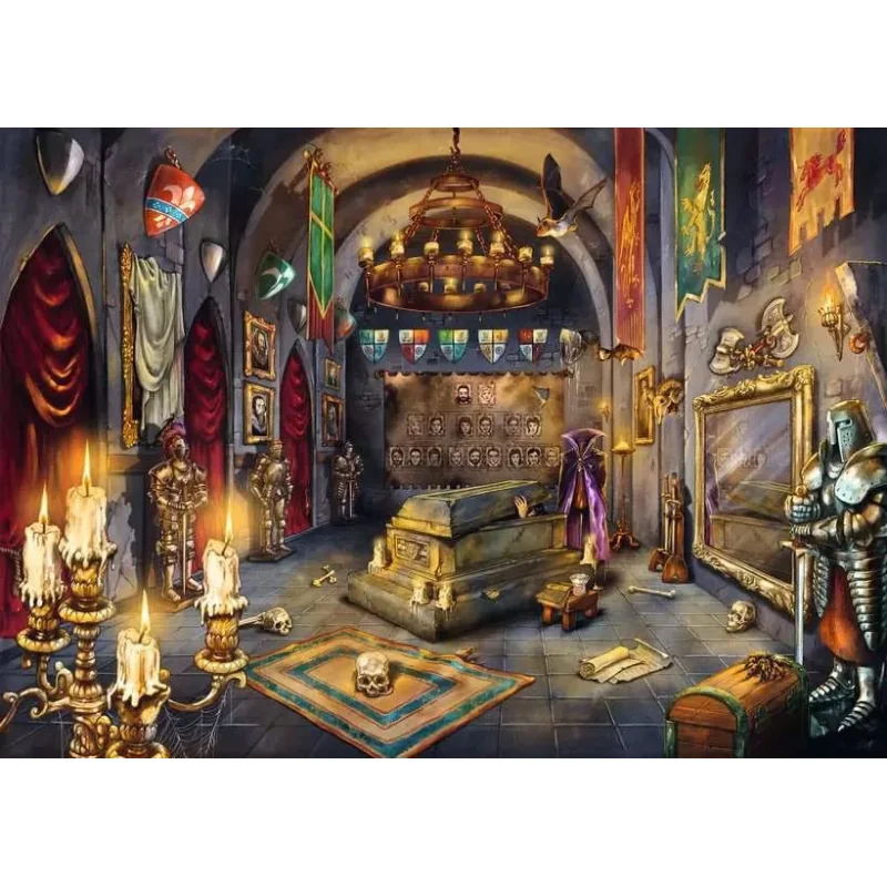 Original Ravensburger Quality puzzle The Vampire's Castle (1000 pieces)