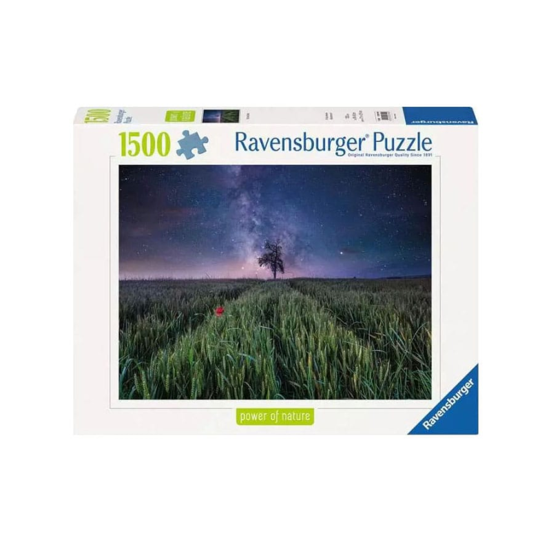 Power of Nature puzzle Night sky above a wheat field (1500 pieces)