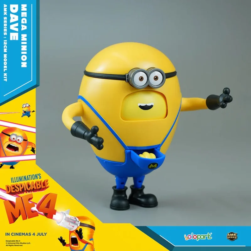 Despicable Me 4 figure Plastic Model Kit AMK Series Super Dave 12 cm