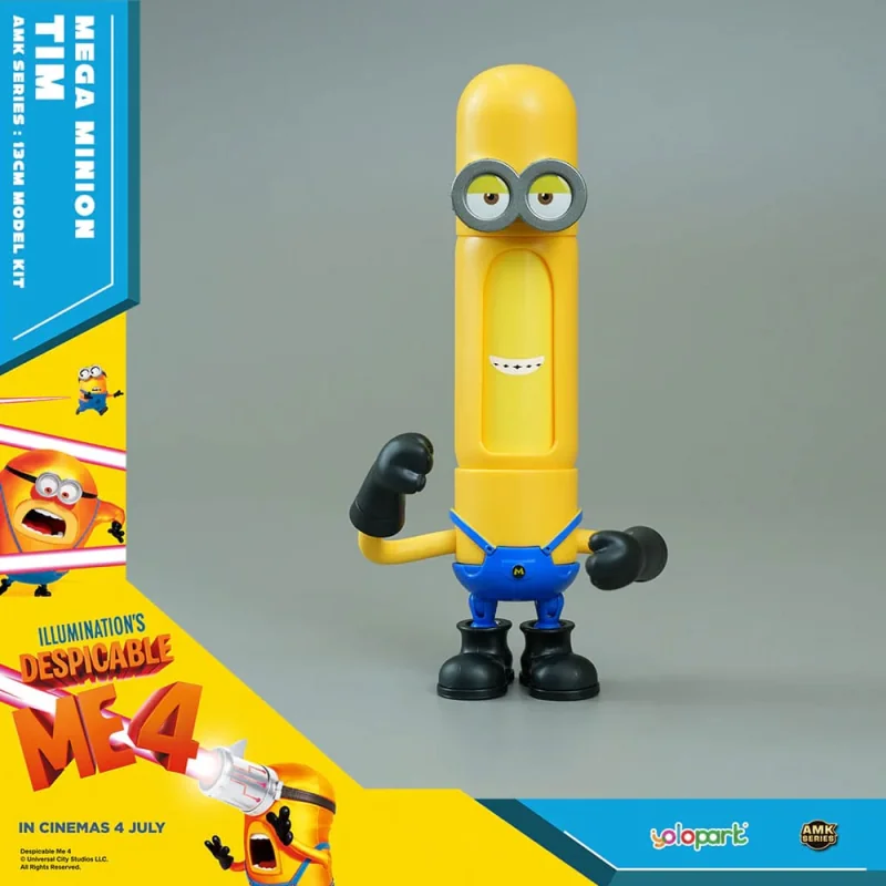 Despicable Me 4 statue Plastic Model Kit AMK Series Super Tim 12 cm