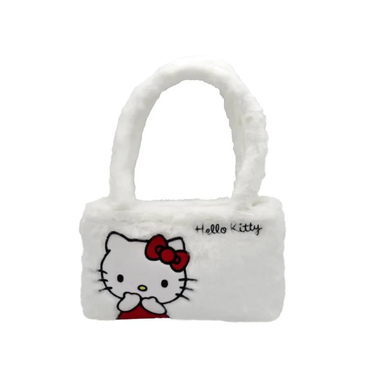 HELLO KITTY - Fur Handbag - Small 26x17x7cm