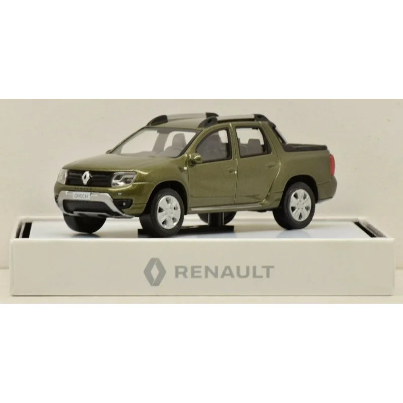 RENAULT Duster Oroch pick-up 2016 grigio/verde metallizzato (scatola del produttore)