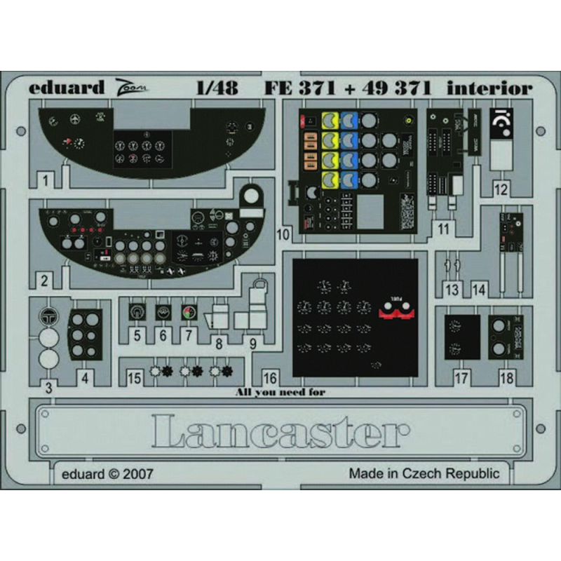 Westland Wyvern S.4 interior PRE-PAINTED IN COLOUR! (per i kit modello da Trumpeter) This Zoom set is a simplified version of th