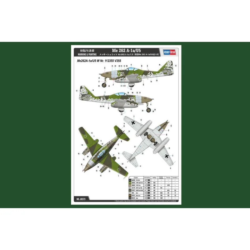 Messerschmitt Me 262 A-1a/U5