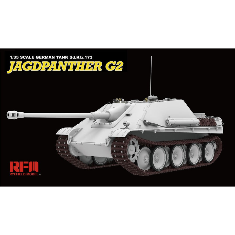 Jagdpanther Ausf.G2 con interni completi e collegamenti tracciabili praticabili