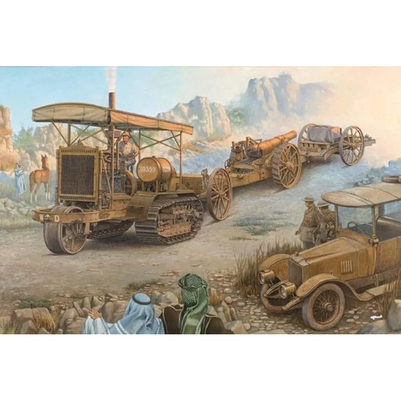 Holt 75 Artillery Tractor & BL 8 pollici Howitzer Mk VI