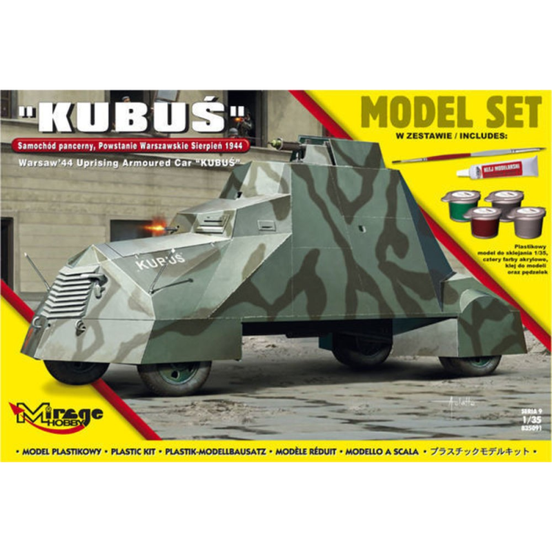 Kubus (Warsaw'44 Uprising Armored Car) Set di modelli