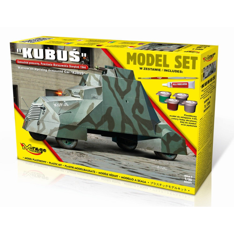 Kubus (Warsaw'44 Uprising Armored Car) Set di modelli