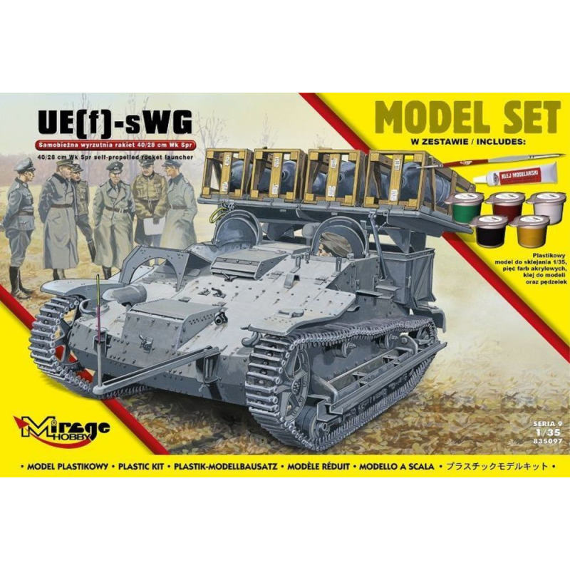 UE (f) -sWG, 40 / 28cm WK Spr (lanciarazzi tedesco semovente tedesco) (ModelSet