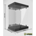 Master Light House Acrylic Display Case with Lighting for 1/6 Action Figures (black)