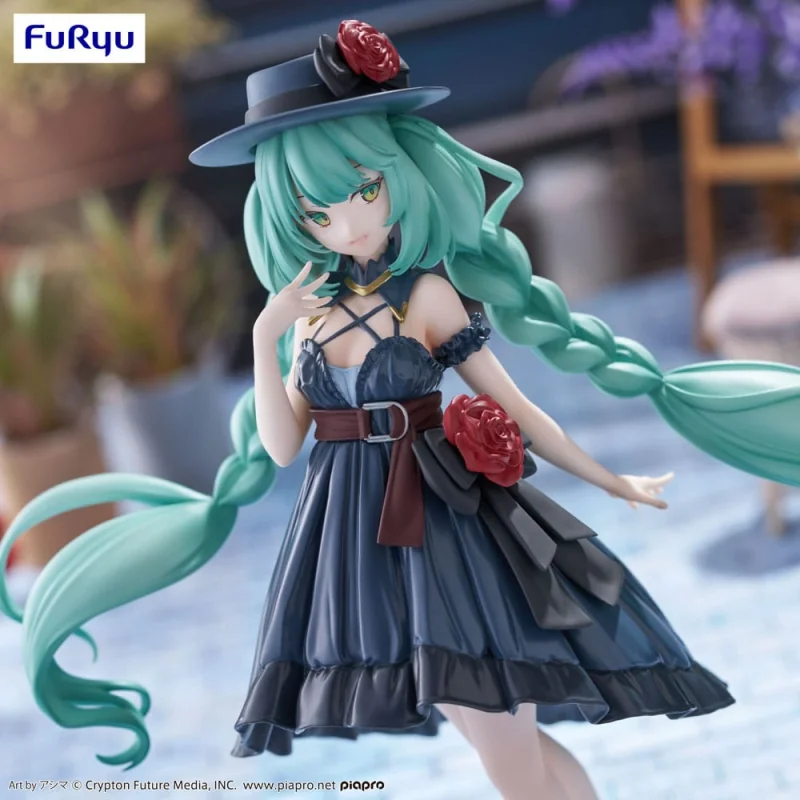 Hatsune Miku Trio-Try-iT Outing Dress statuette 19 cm