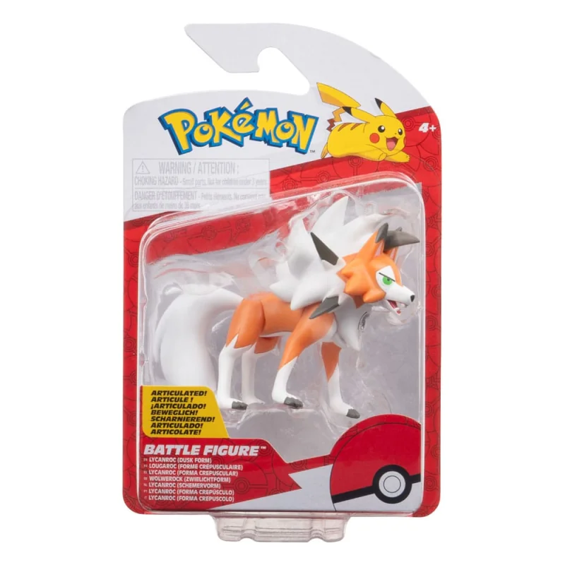 Pokémon Battle Lycanroc figure Dusk Form 5 cm