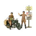 BSA M20 Motorcycle with British Military Police