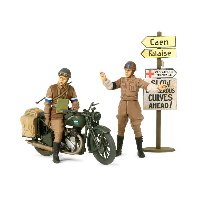 BSA M20 Motorcycle with British Military Police