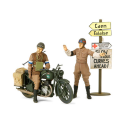 BSA M20 Motorcycle with British Military Police