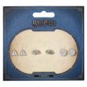 Harry Potter Earrings 3-Pack Snitch/Deathly Hallows/Platform 9 3/4 (silver plated)