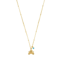 CINDERELLA - Carriage - Sterling Silver and Gold Plated Necklace