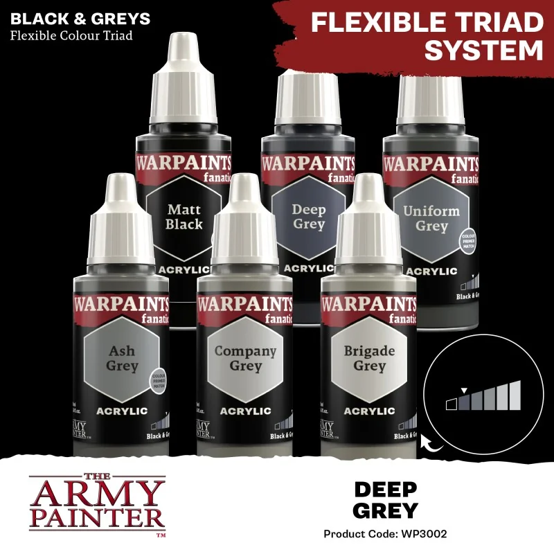 Army Painter - Warpaints Fanatic - Deep Gray