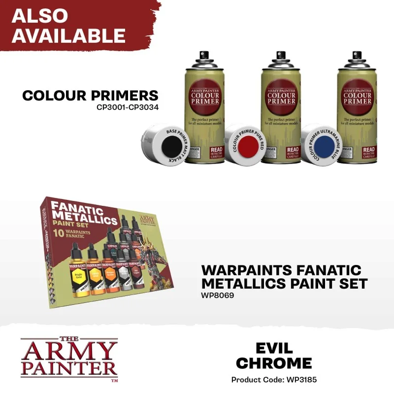 Army Painter - Warpaints Fanatic Metallic - Evil Chrome