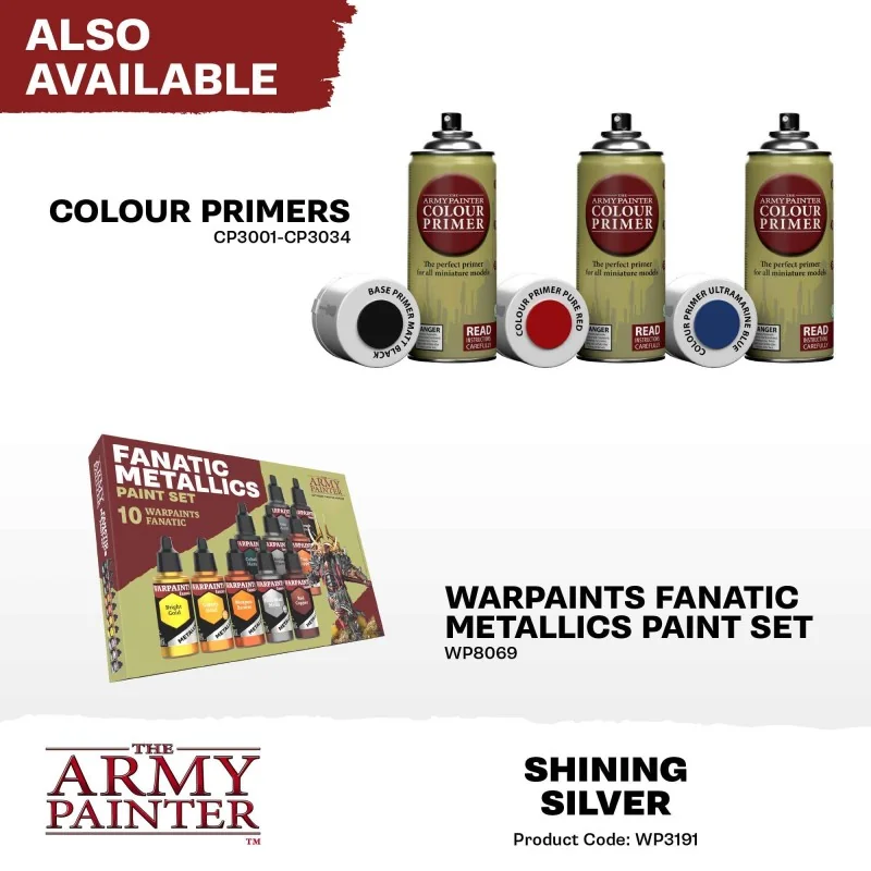 Army Painter - Warpaints Fanatic Metallic - Shining Silver