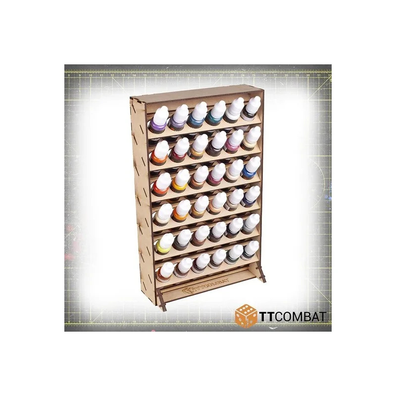 TT COMBAT & VALLEJO / ARMY PAINTER PAINT RACK 36