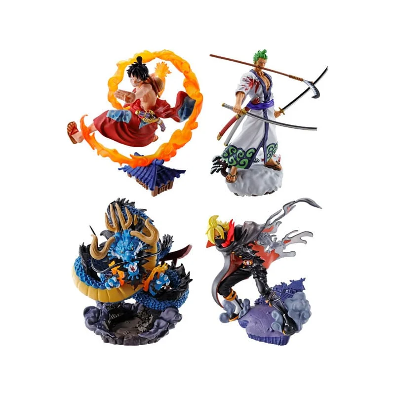 One Piece Petitrama Logbox Re Birth Wano Kuni Vol. 1 Set 9cm