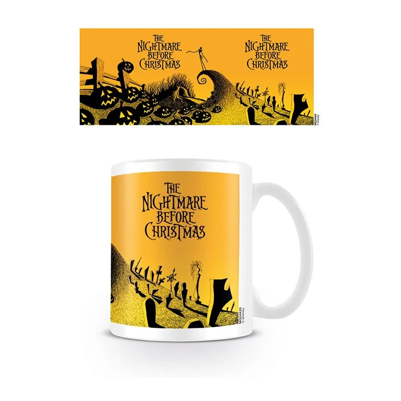 Nightmare Before Christmas Mug Graveyard Scene