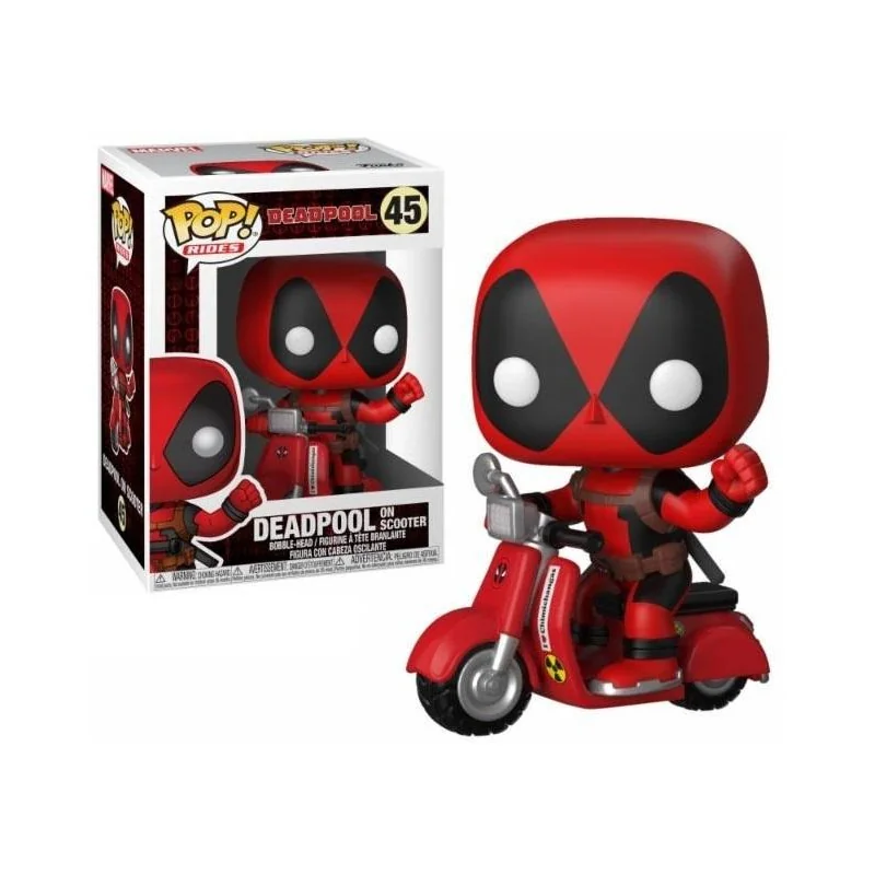 Deadpool POP! Rides Vinyl Figure Deadpool & Scooter 10 cm