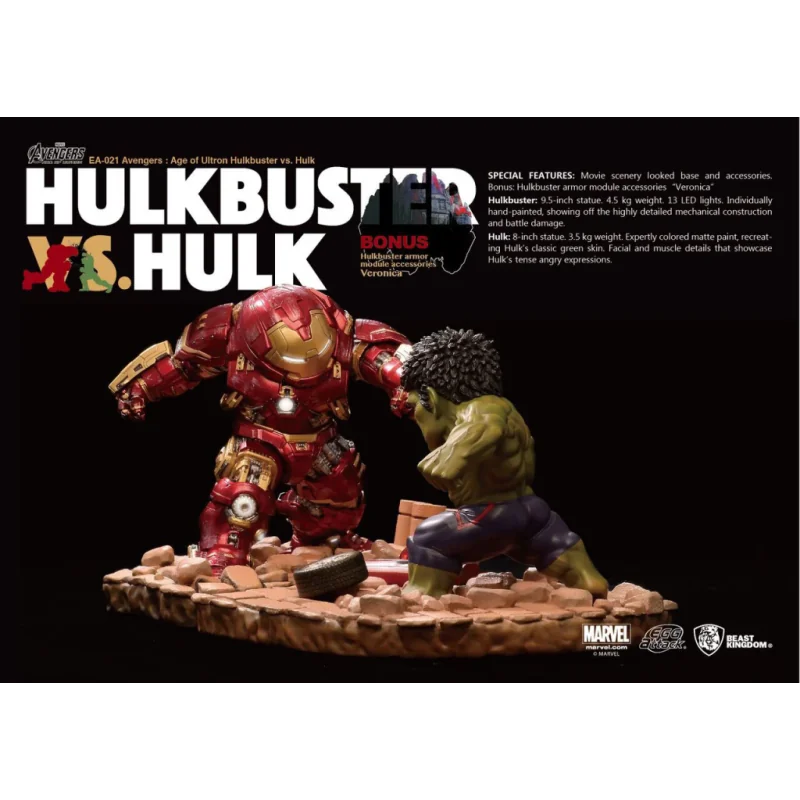 Avengers Age of Ultron Egg Attack Statue 2-Pack Hulkbuster vs. Hulk 27 cm