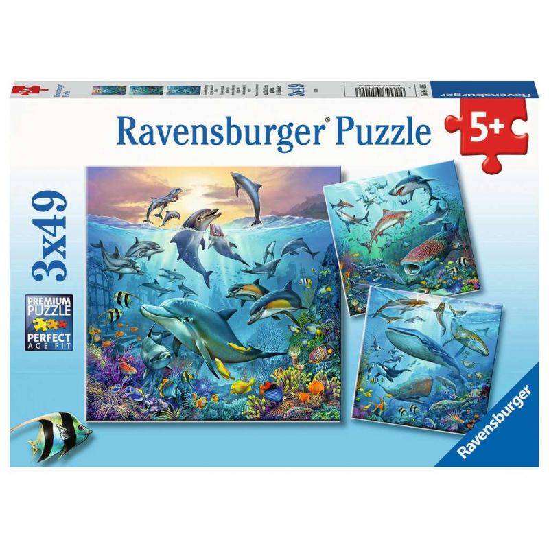 Puzzles 3x49 p - The animal world of the ocean