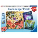 Puzzles 3x49 p - Unicorn, dragon and fairy