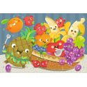 Puzzles 2x24 p - Small fruits and vegetables