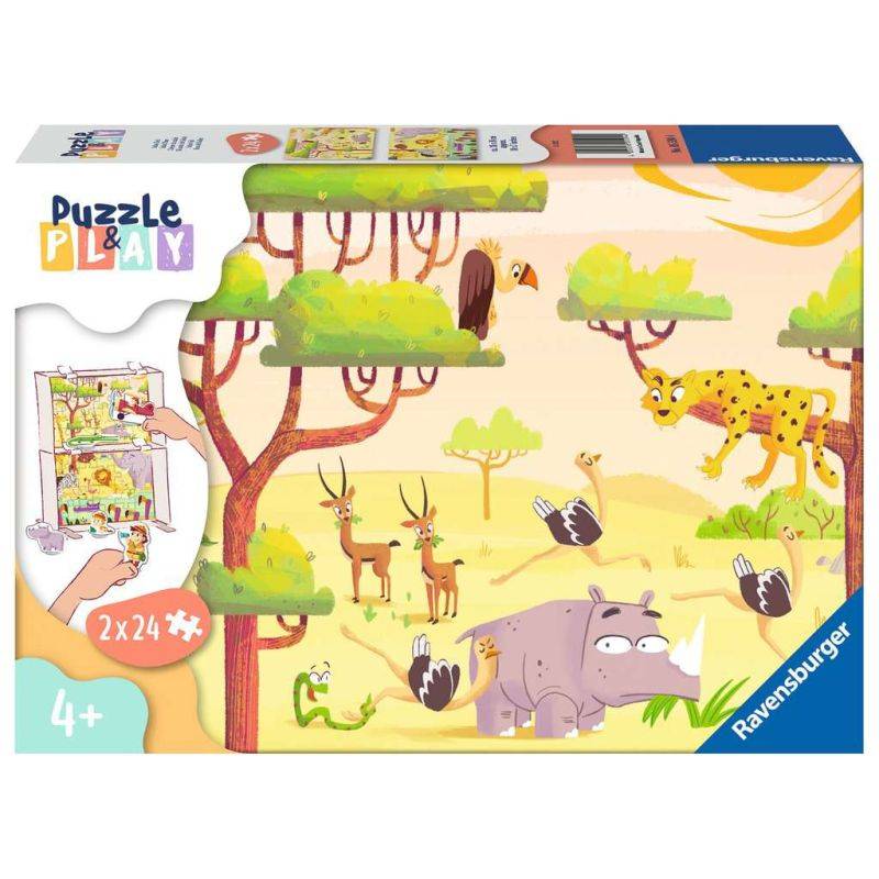 Puzzle & Play - 2x24 p - Safari time