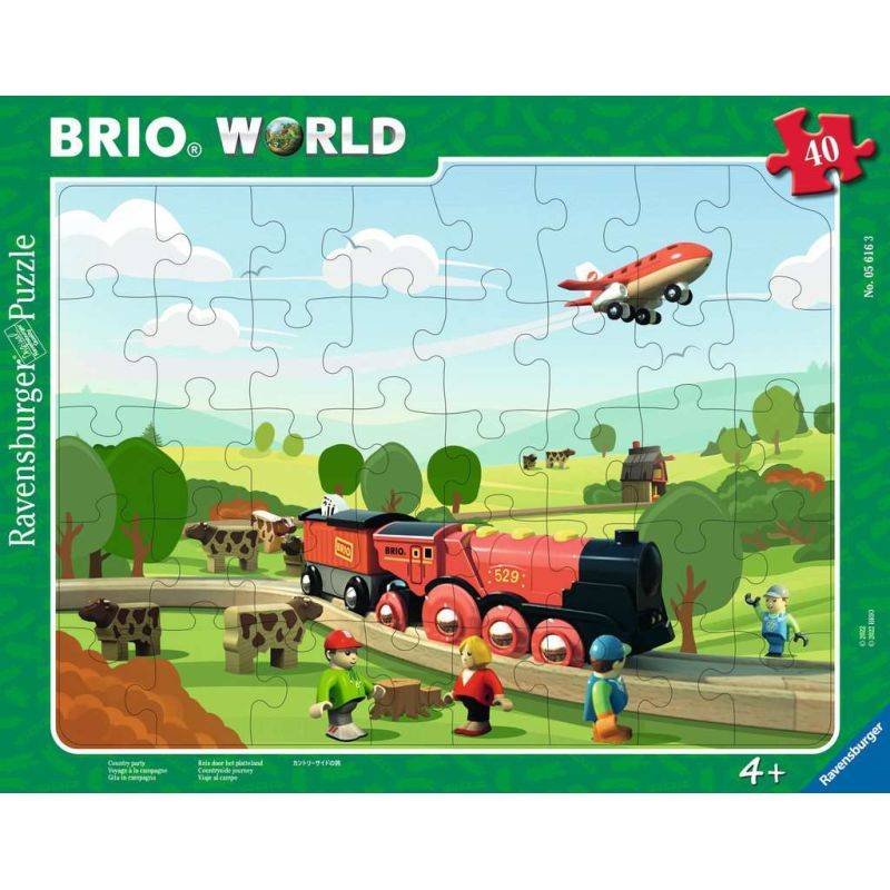 Frame puzzle 30-48 p - Journey to the countryside / BRIO