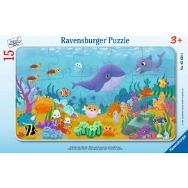 15 p frame puzzle - Small animals under water