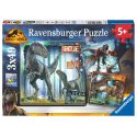 3x49 p puzzles - T-rex and other dinosaurs / Jurassic World 3